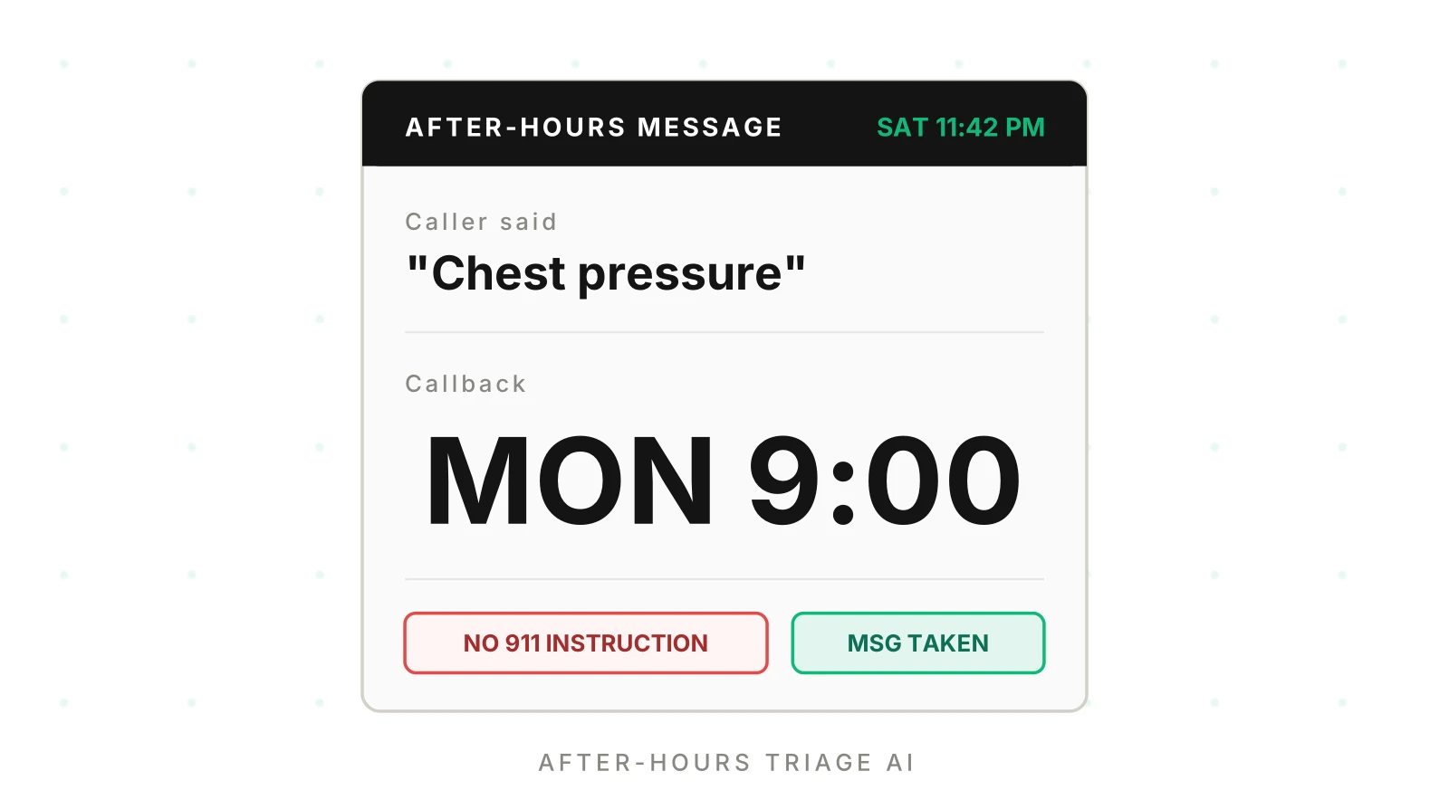 After-Hours Triage AI: What Must Go to a Nurse or 911